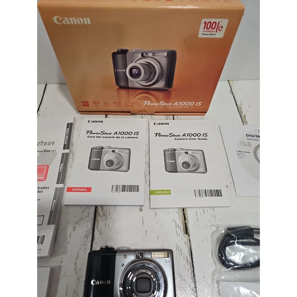Canon PowerShot A1000 IS 10.0MP Digital Camera - Gray